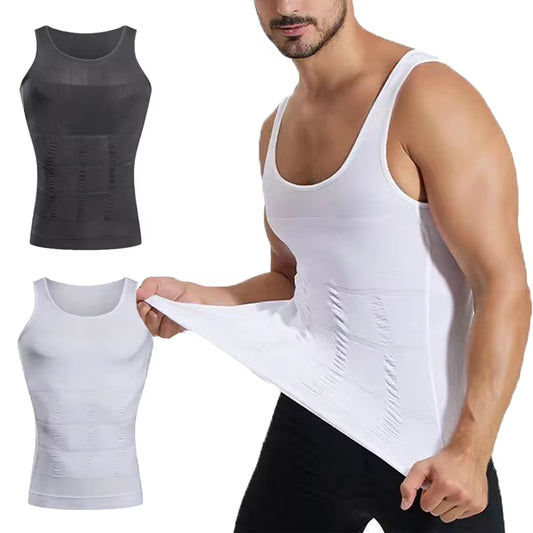 Men Shapewear Undershirt Slimming Belly Shapewear Tummy Control Undershirt Body Shaper Waist Corset Tank Tops Underwear