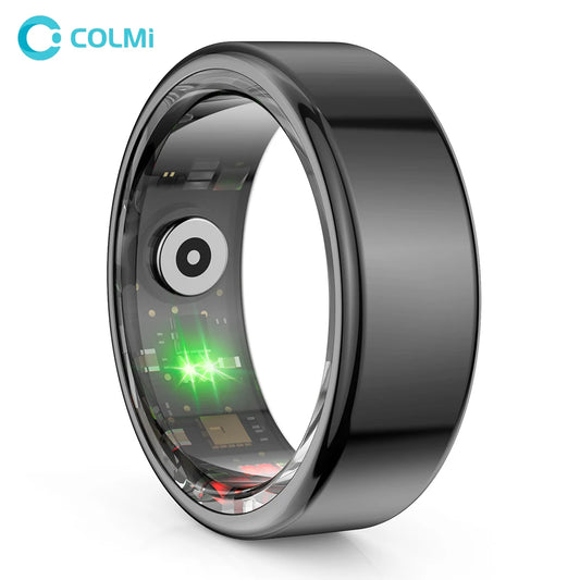Smart Ring Titanium Steel Shell Health Monitoring, Waterproof, Multi-Sport Modes